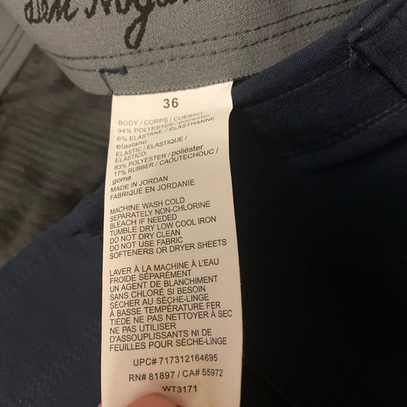 Ben Hogan Men's Flat Front Golf Shorts Size 36 Navy Blue - Picture 5 of 6